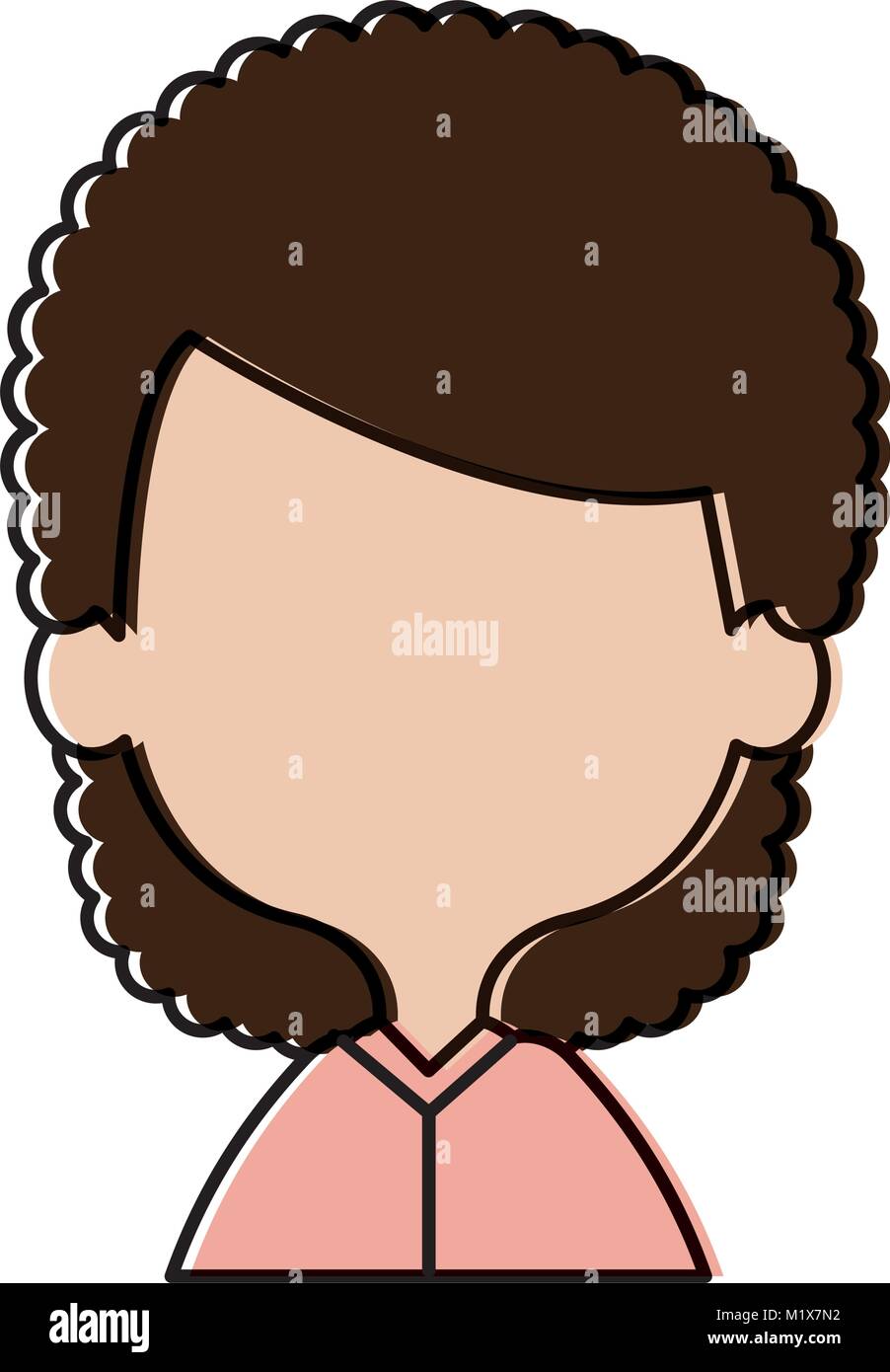 cute and little girl Stock Vector Image & Art - Alamy