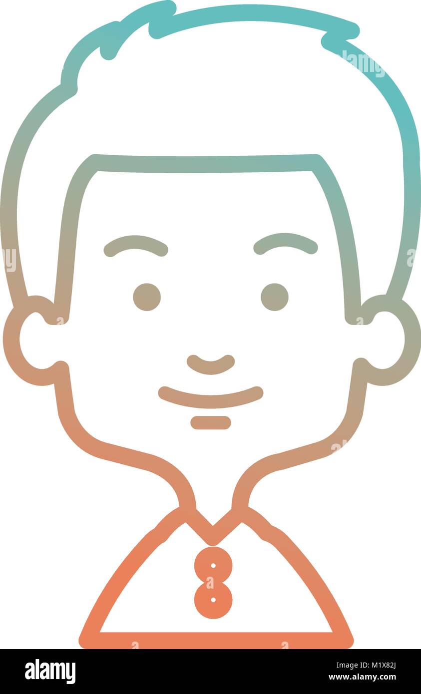 cute and little boy Stock Vector Image & Art - Alamy