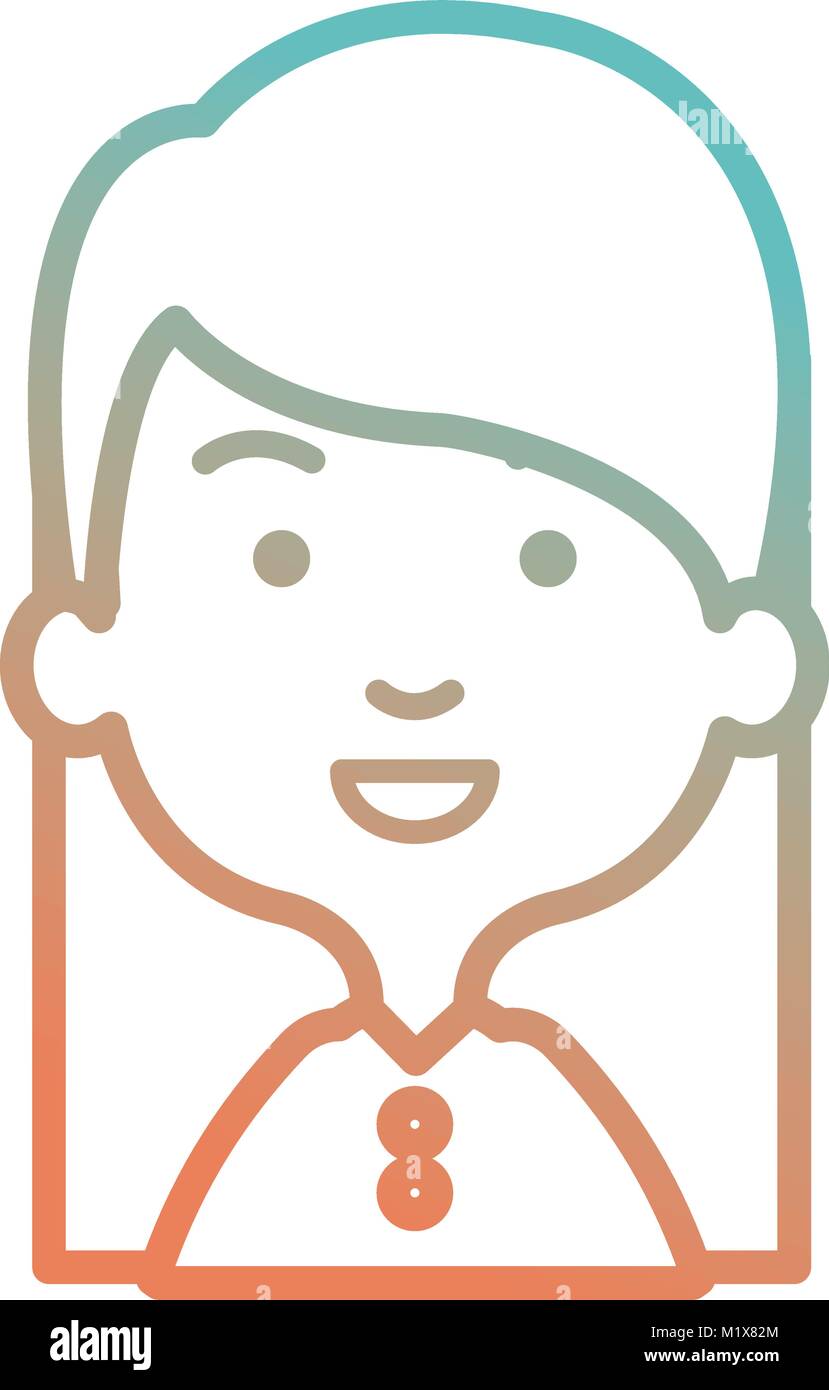 cute and little girl Stock Vector Image & Art - Alamy
