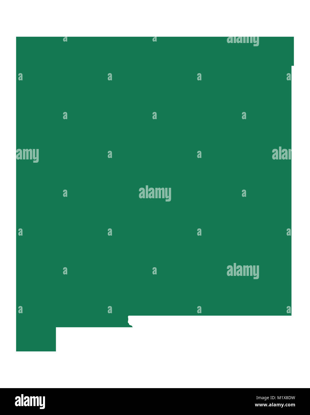 Map of New Mexico Stock Photo Alamy