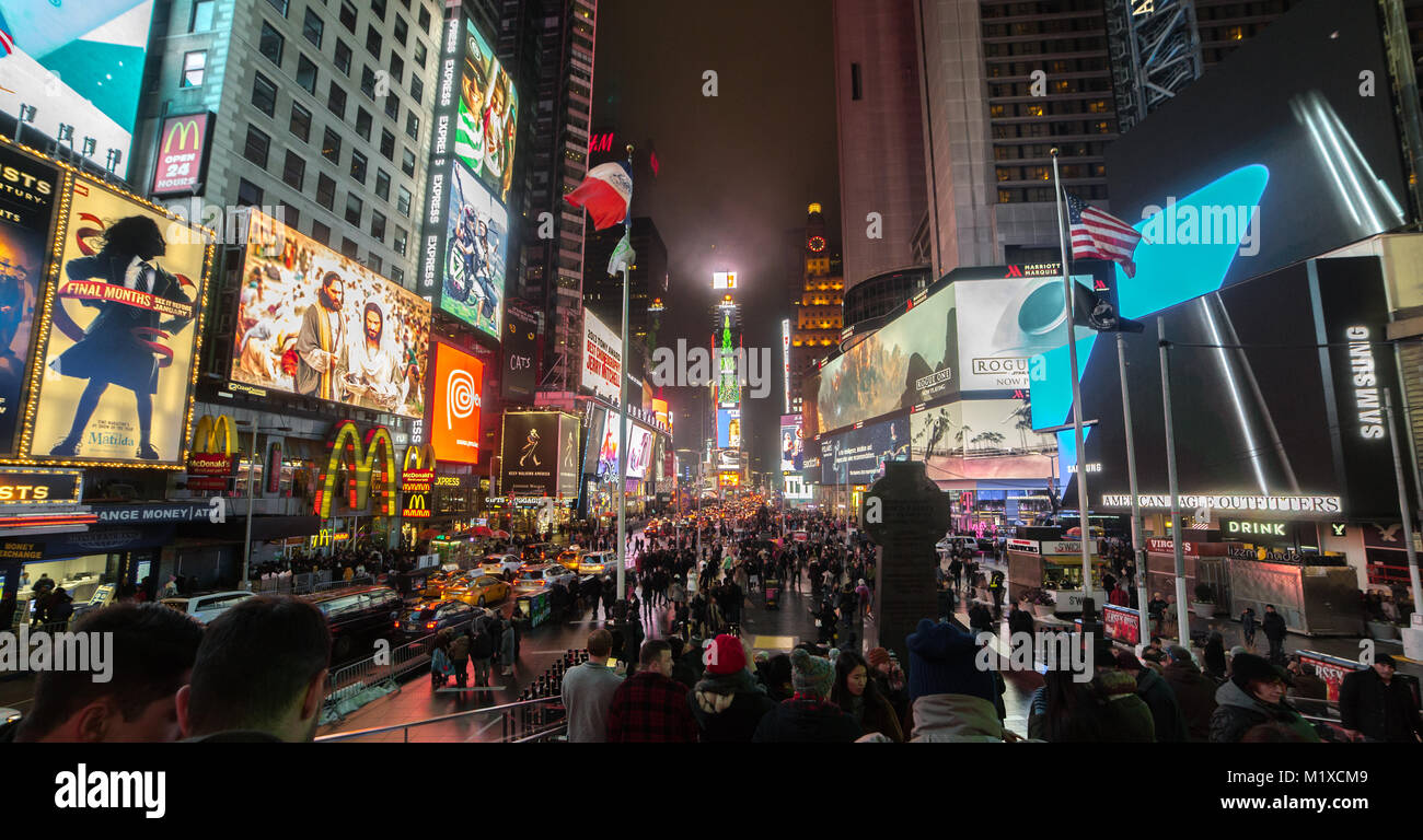 Time Square in Manhattan, New York CityDecember Stock Photo Alamy