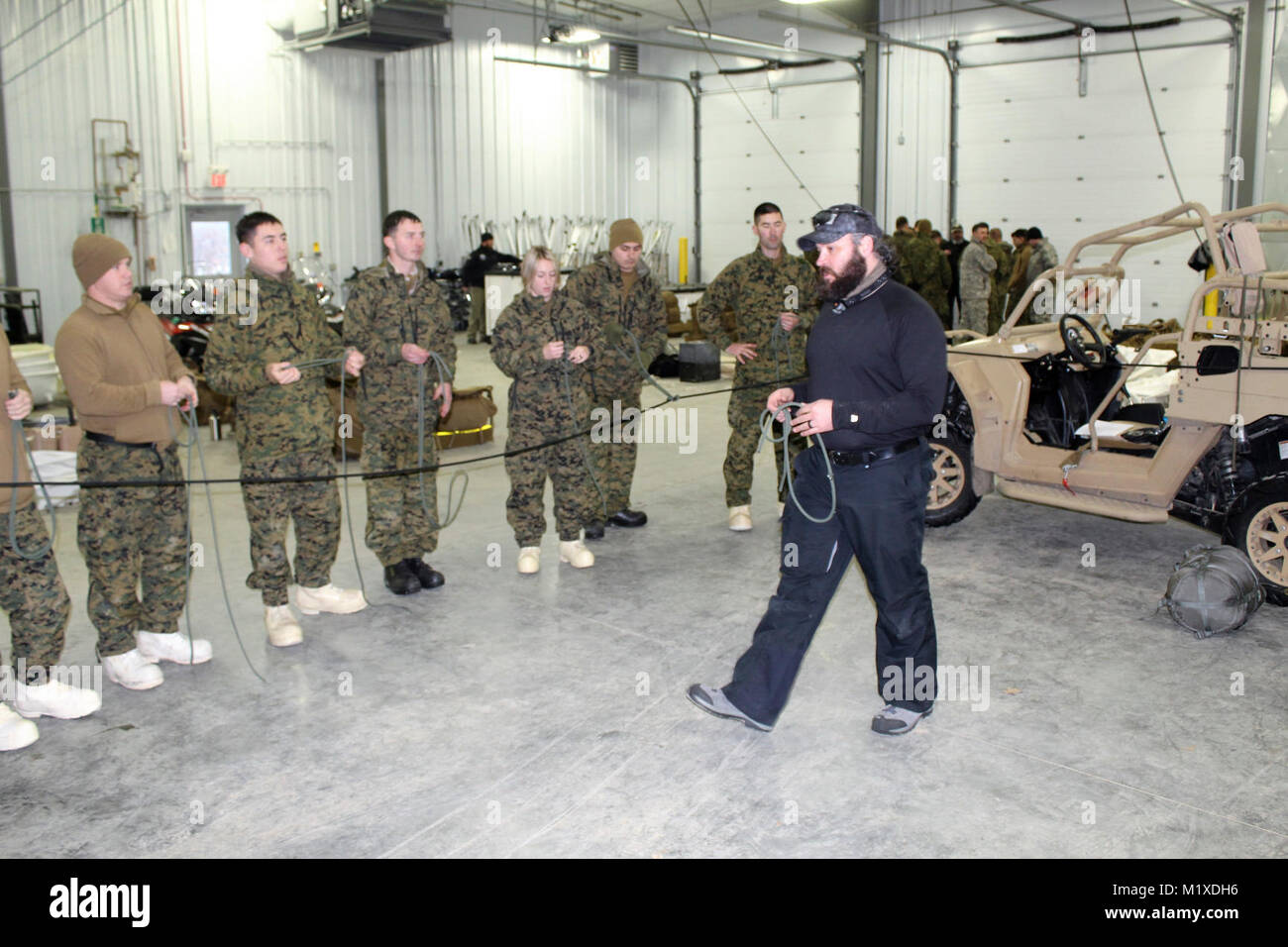 Marines with units associated with the 2nd Marine Aircraft Wing learn ...