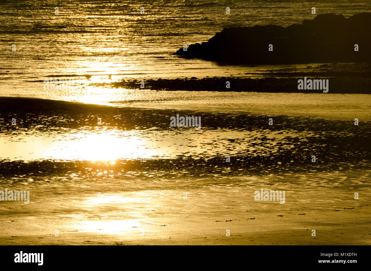 Sunset, Titahi Bay, Porirua, New Zealand Stock Photo Alamy