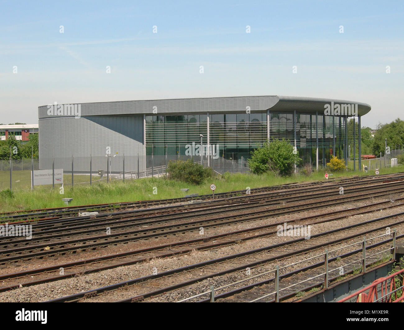 The West Midlands Signalling Centre near Birmingham, England Stock Photo
