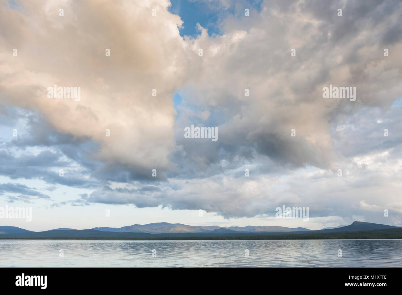 Lake in Jamtland, Sweden Stock Photo