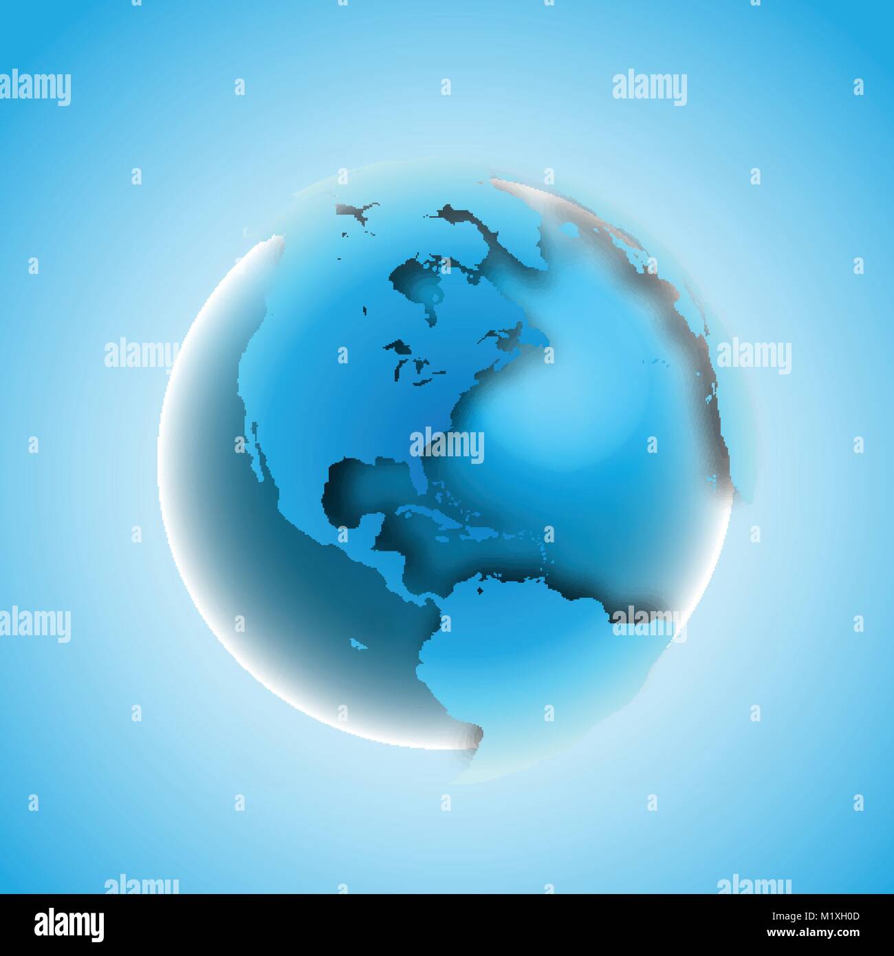3D earth, vector illustration Stock Vector Image & Art - Alamy