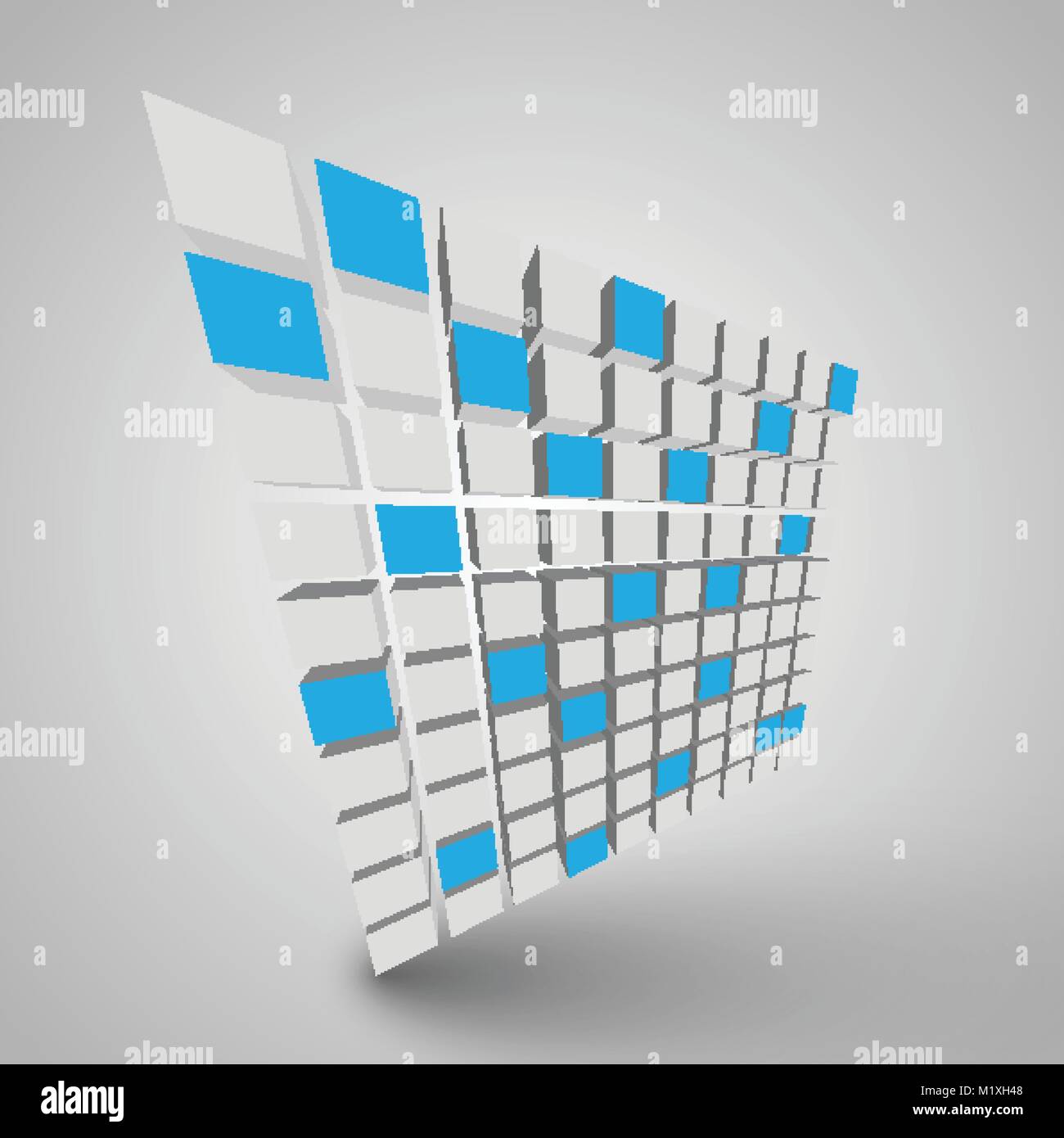 Vector illustration of 3D cubes Stock Vector Image & Art - Alamy