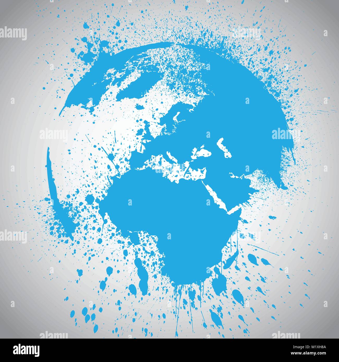 Earth Globe Vector Illustration Stock Vector Image Art Alamy