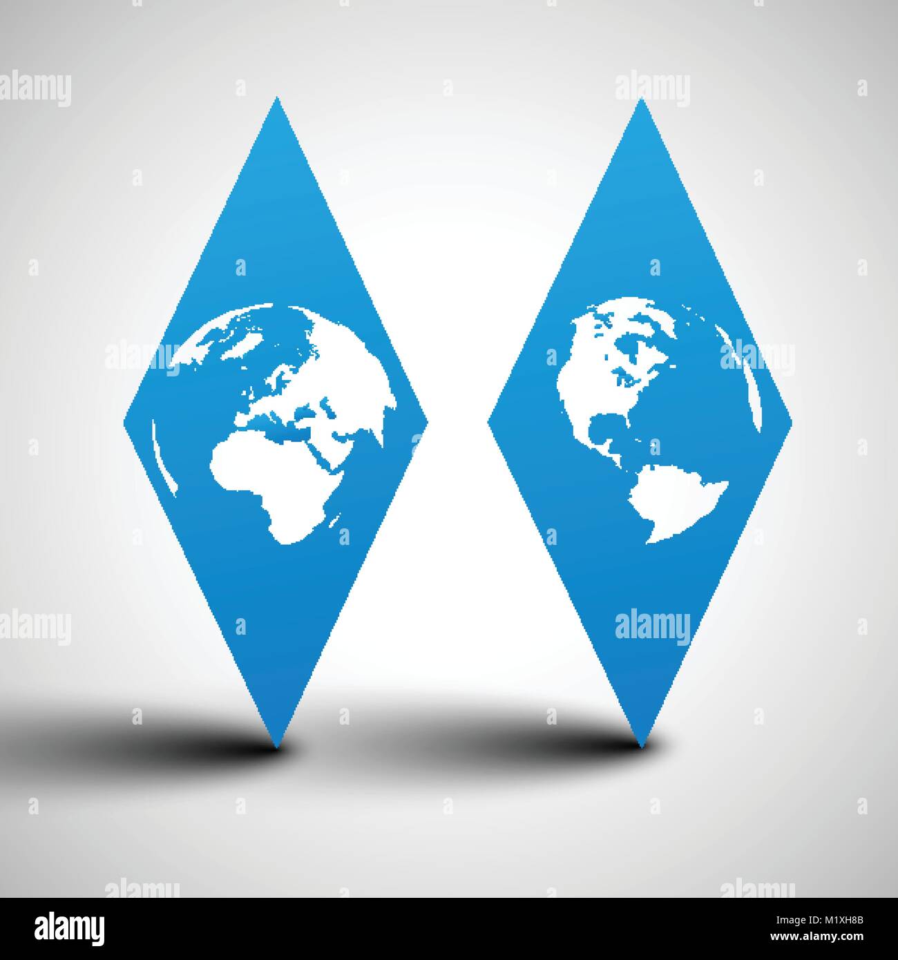 Earth globe vector illustration Stock Vector Image & Art - Alamy