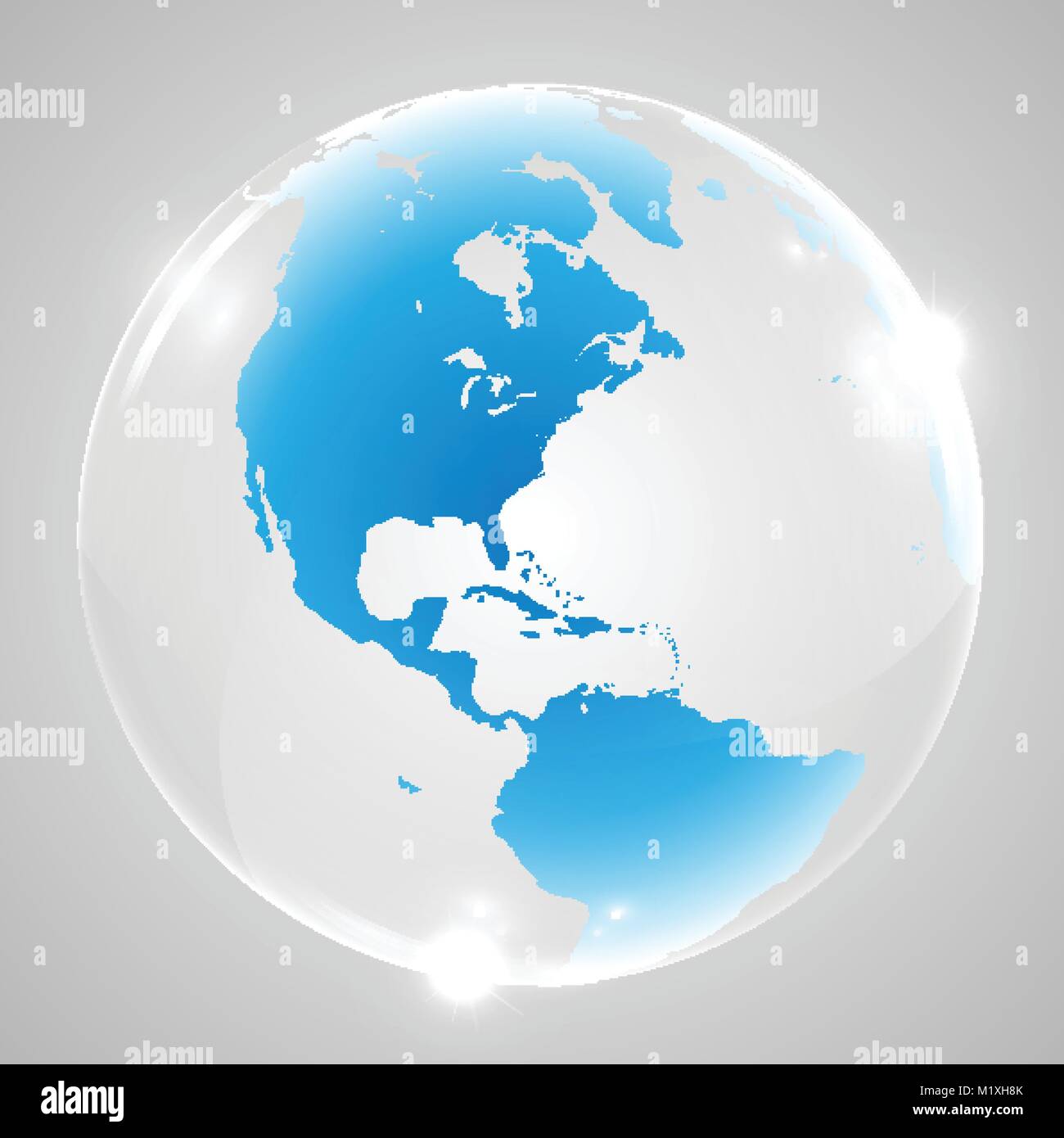 Earth Globe Vector Illustration Stock Vector Image Art Alamy