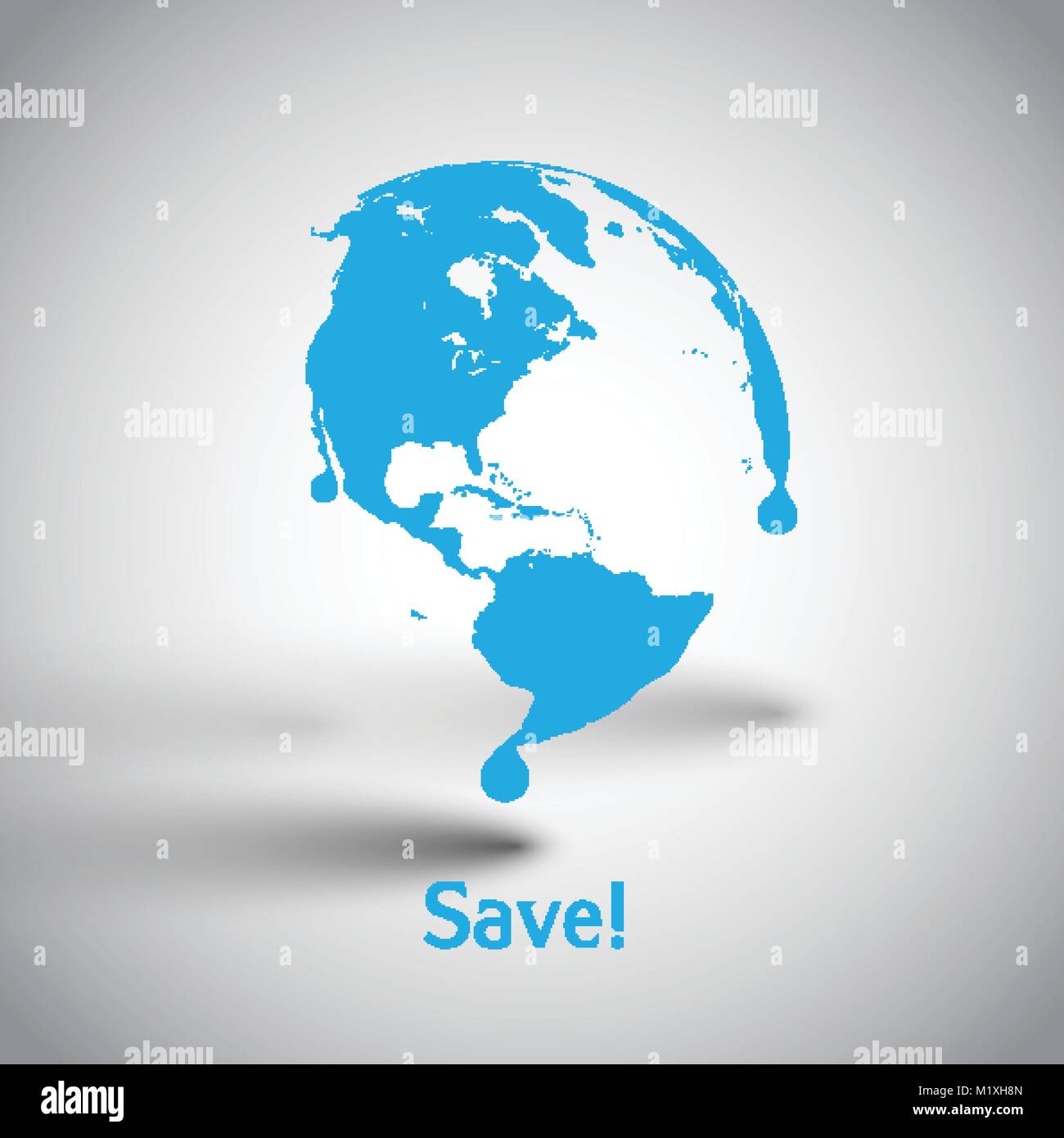 Earth globe vector illustration Stock Vector Image & Art - Alamy