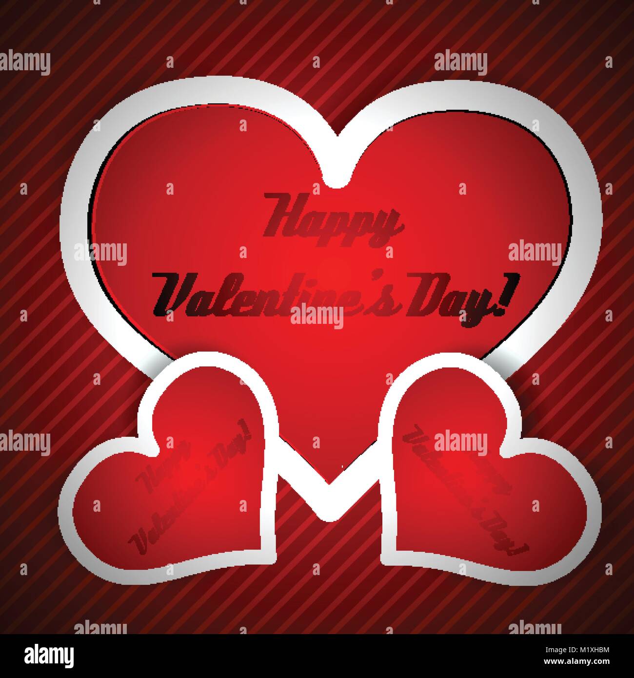 Valentine's day heart vector illustration Stock Vector Image & Art - Alamy