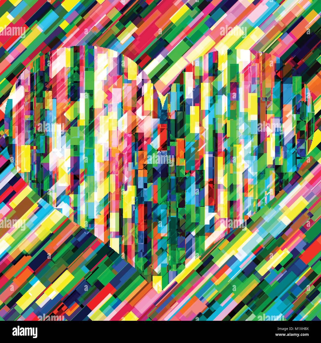 Valentine's day heart vector illustration Stock Vector Image & Art - Alamy