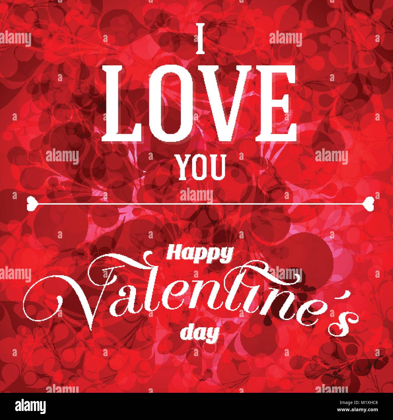 Valentine's day vector flyer Stock Vector Image & Art - Alamy