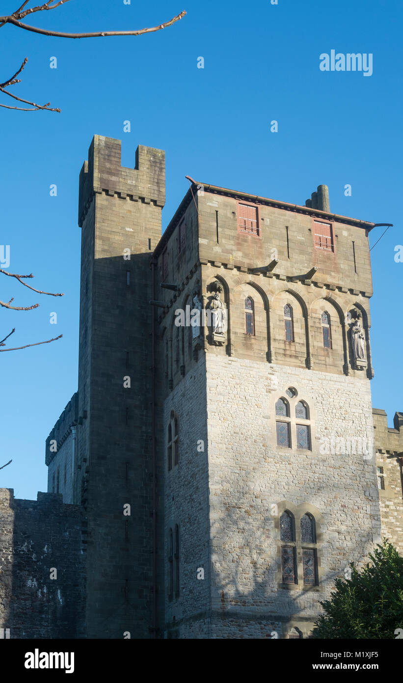 Cardiff castle number 3661 Stock Photo