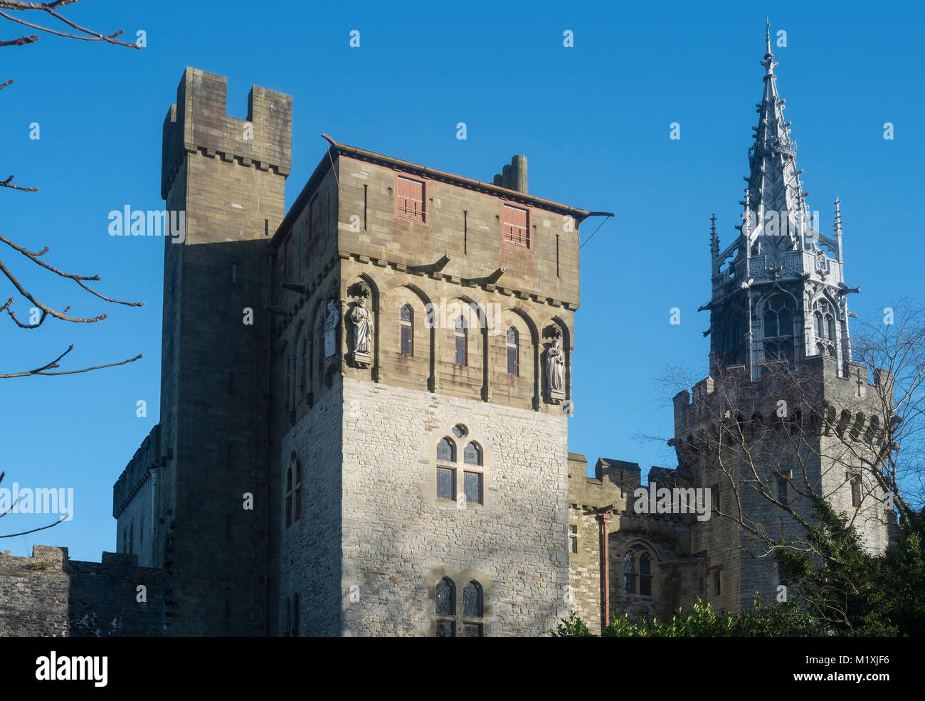 Cardiff castle number 3663 Stock Photo
