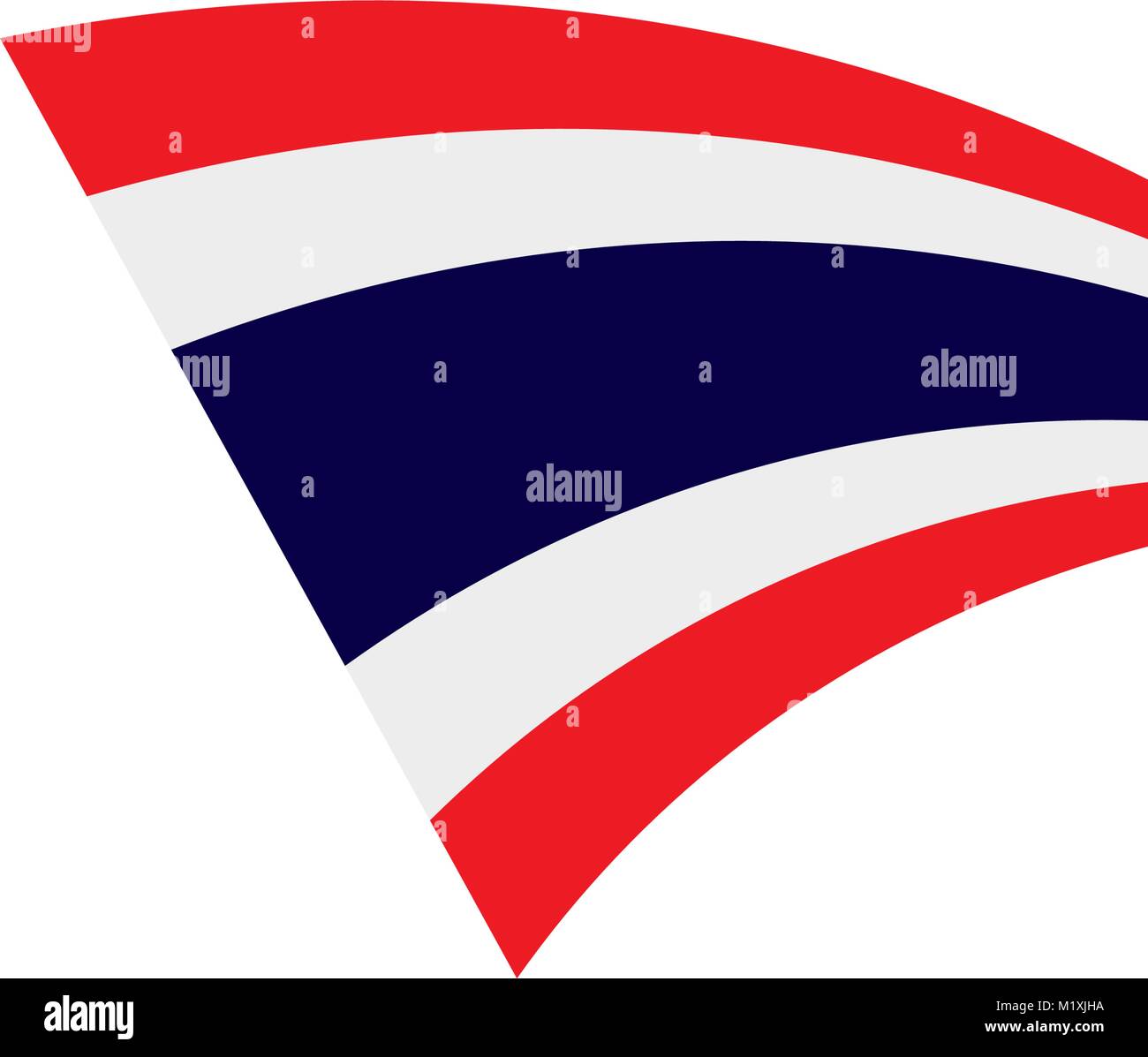 Thailand flag, vector illustration Stock Vector Image & Art - Alamy