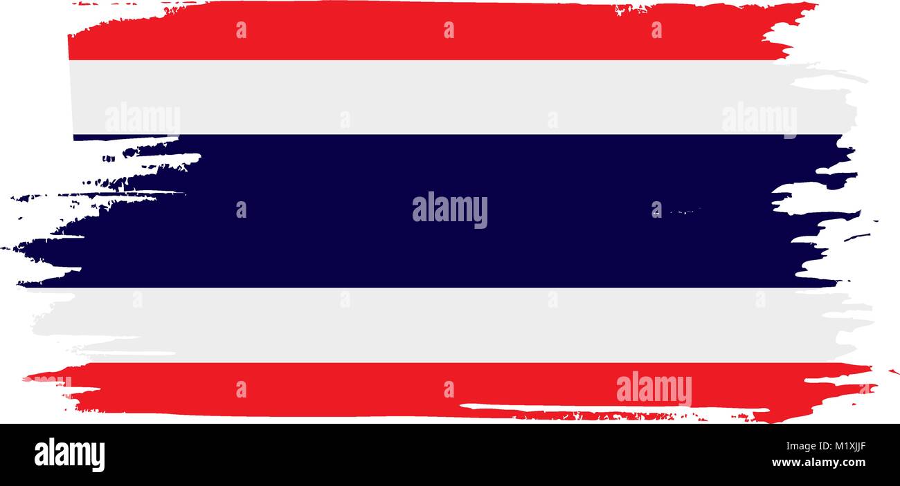 Thailand flag, vector illustration Stock Vector Image & Art - Alamy