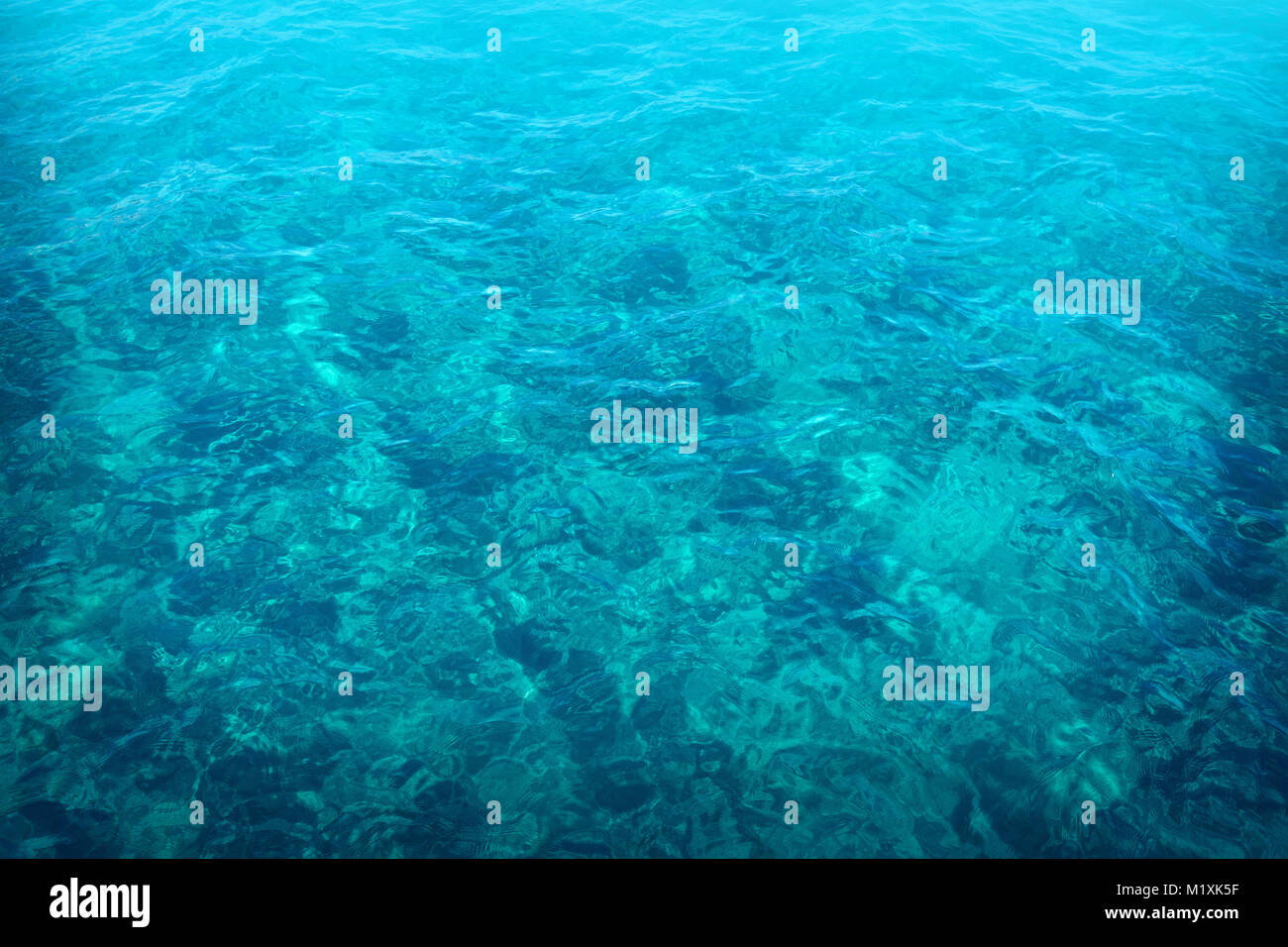 Abstract blue water sea for background Stock Photo - Alamy