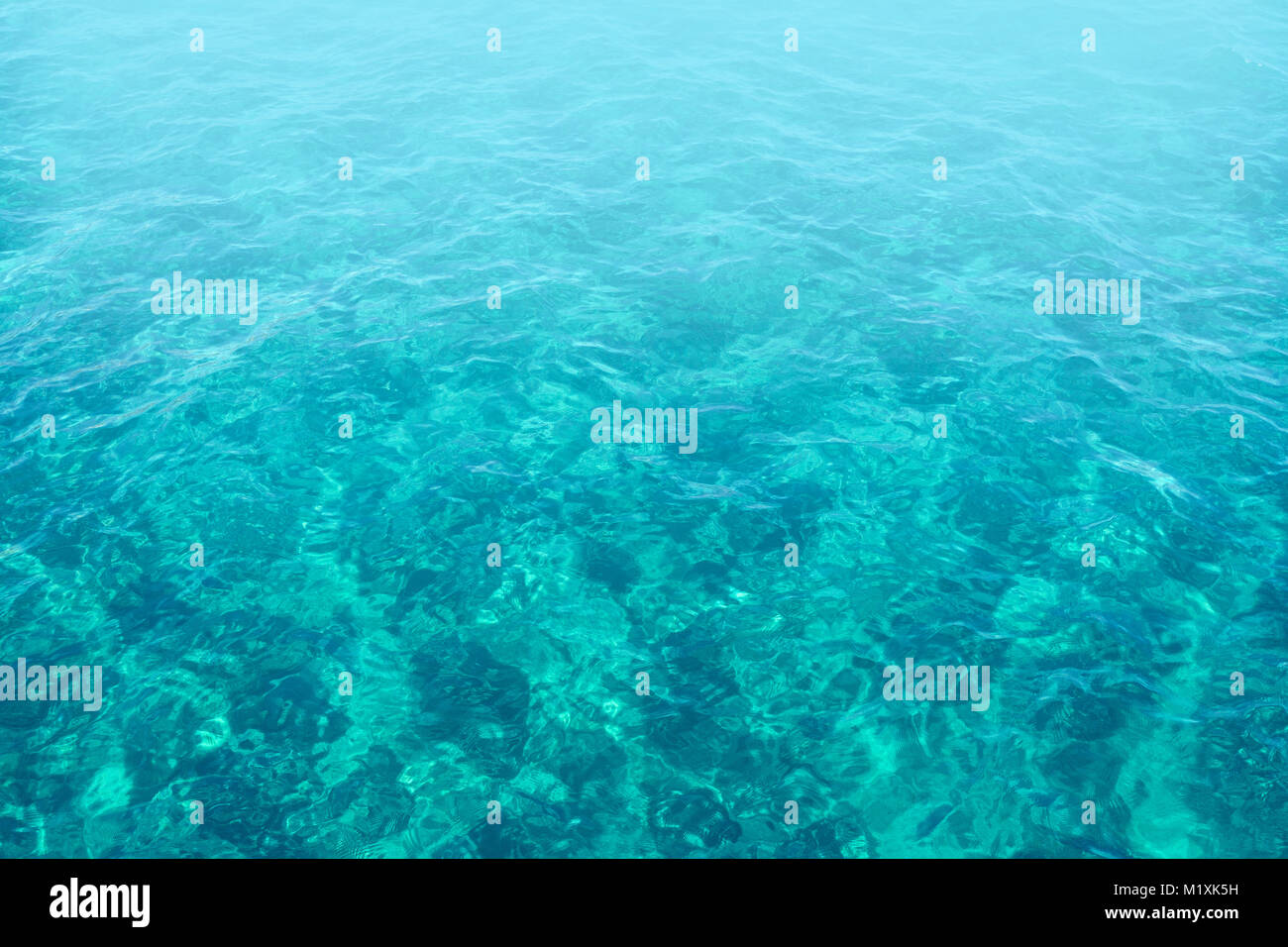 Abstract blue water sea for background Stock Photo - Alamy