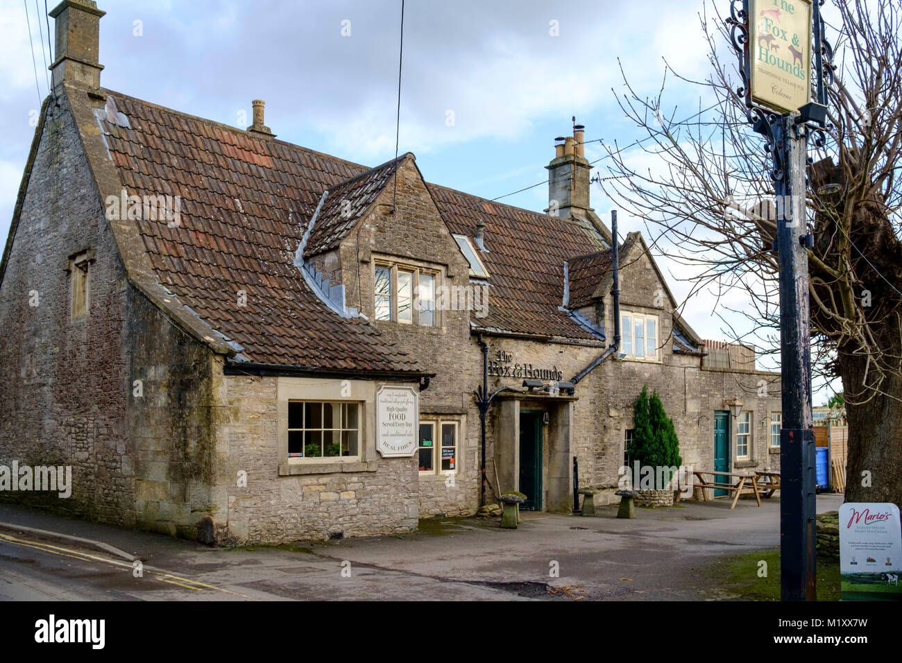 Colerne is a small illage in wiltshire England UK Fox and hounds Pub Stock Photo Alamy