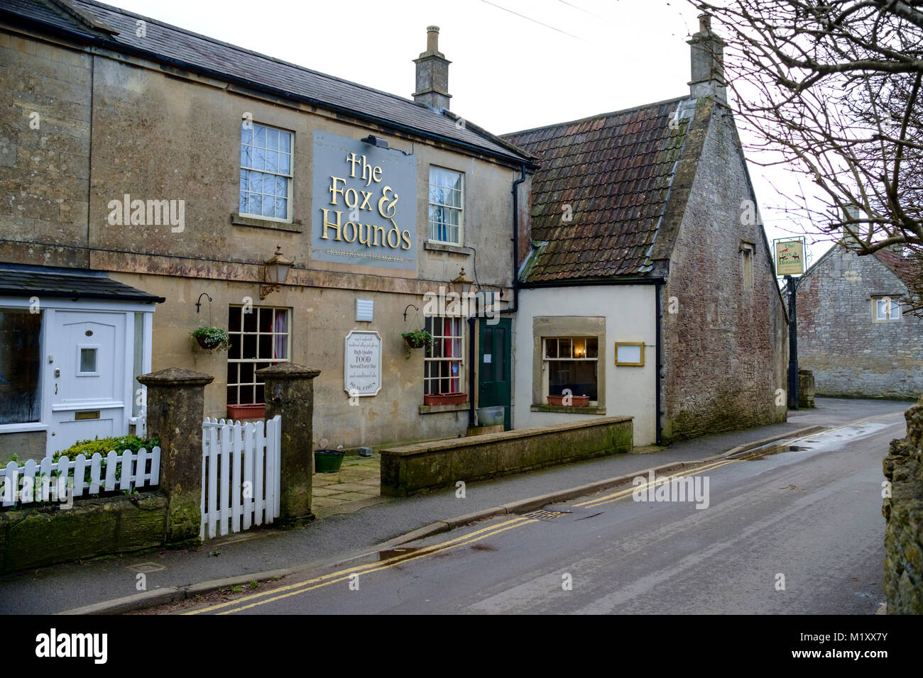 Colerne is a small illage in wiltshire England UK Fox and hounds Pub