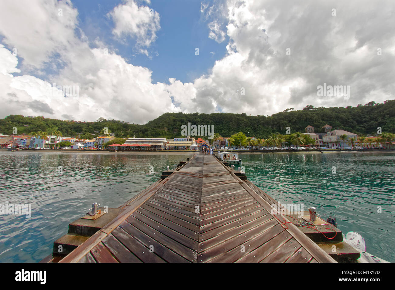 Saint-Pierre Pier - Martinique - FWI Stock Photo