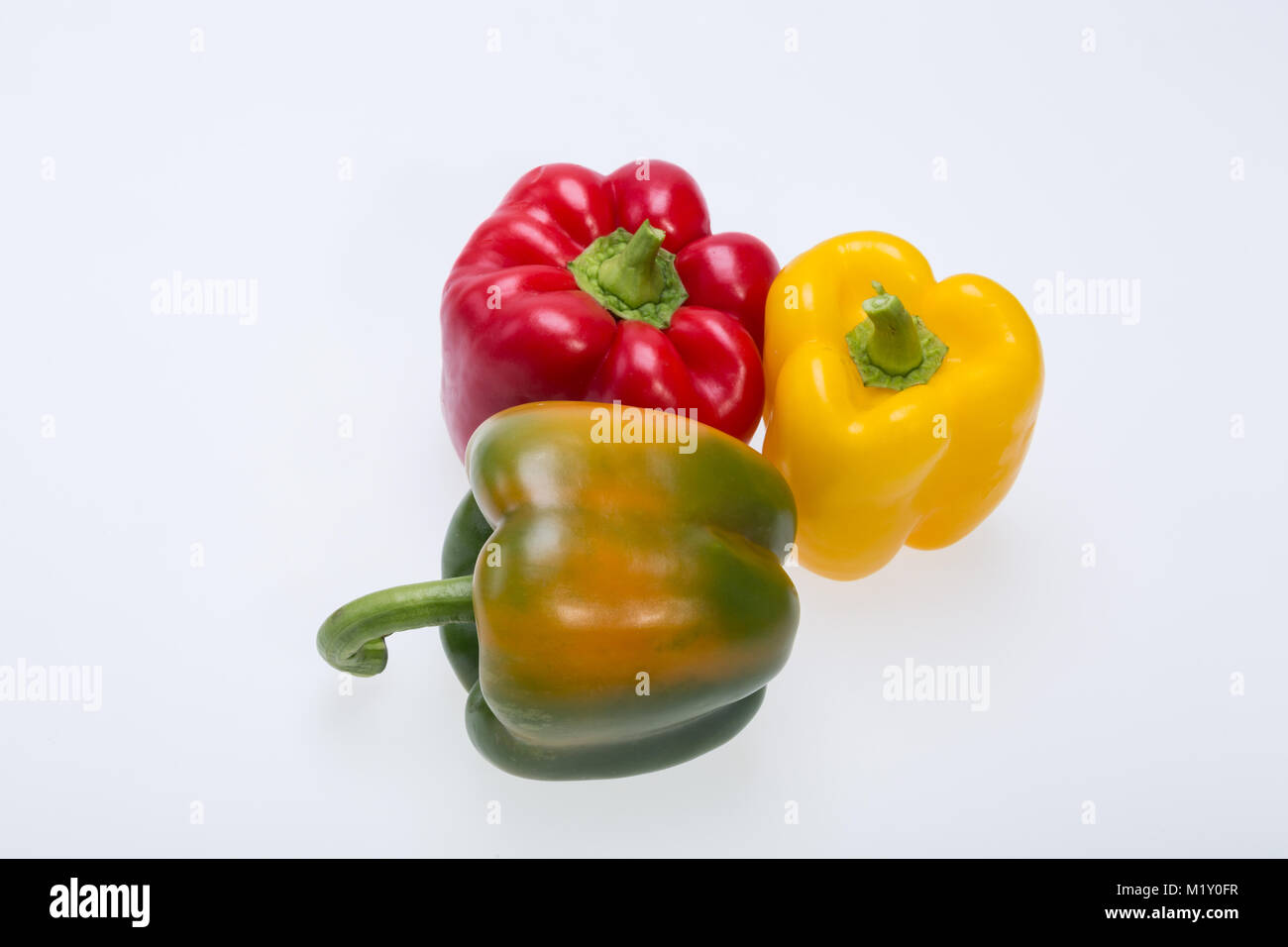 sweet pepper isolated on white background Stock Photo - Alamy