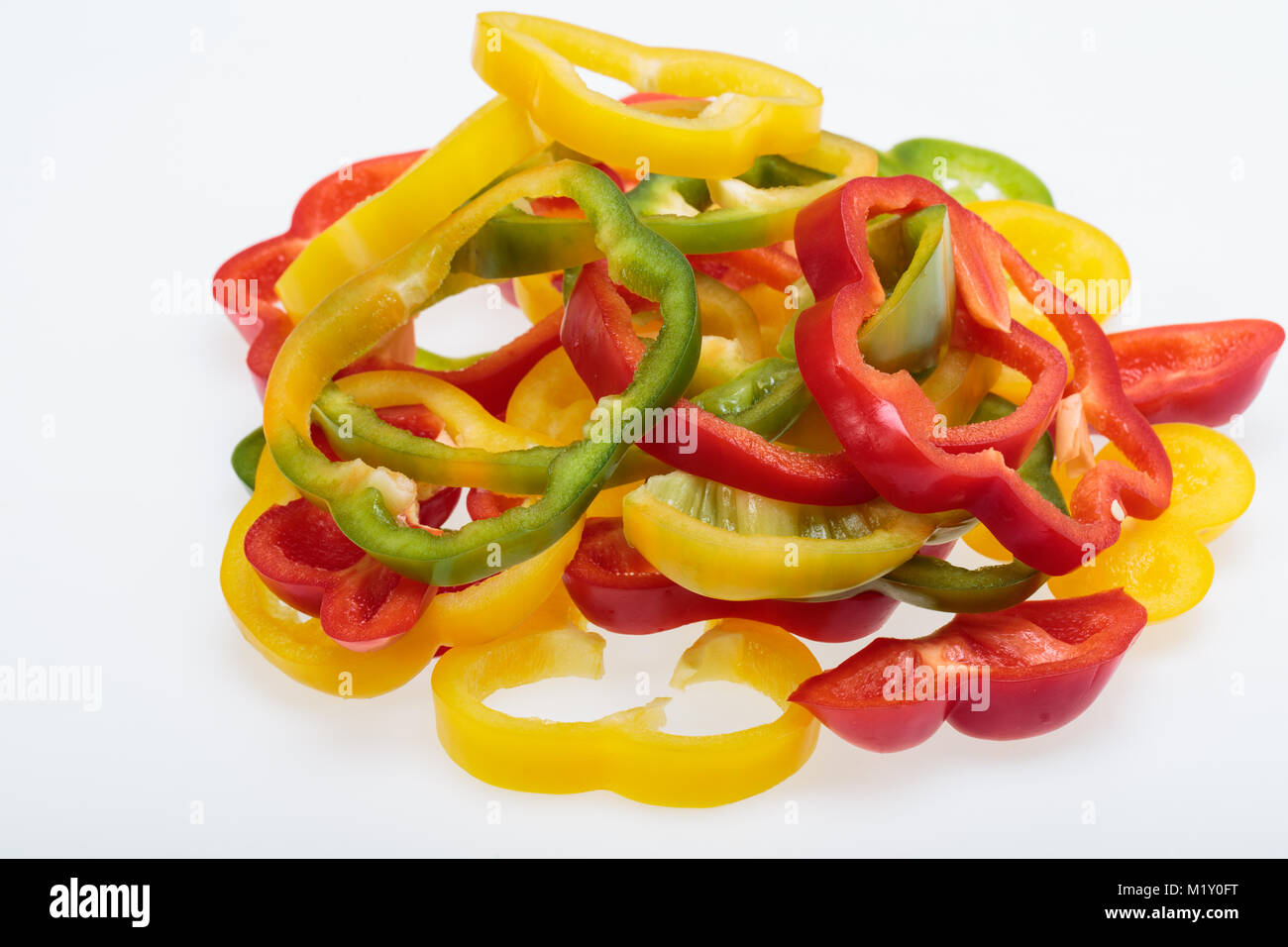 sweet pepper isolated on white background Stock Photo - Alamy