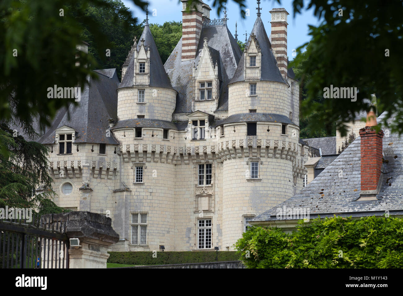 Usse Rigny Castel of Rigny-Usse Known as the Sleeping Beauty Castle and built in ...
