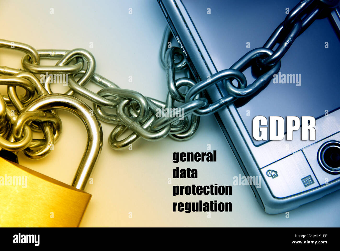 General Data Protection Regulation - GDPR Stock Photo