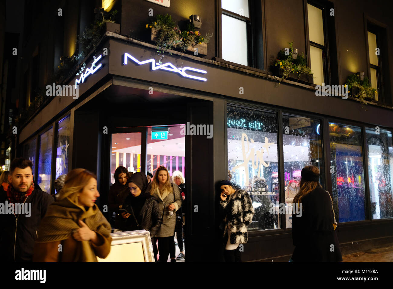 MAC beauty store, Carnaby street, Soho, London, England, UK Stock Photo