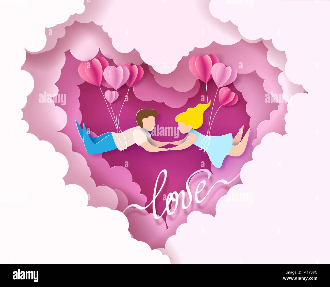 Valentines day card Stock Vector Image & Art - Alamy