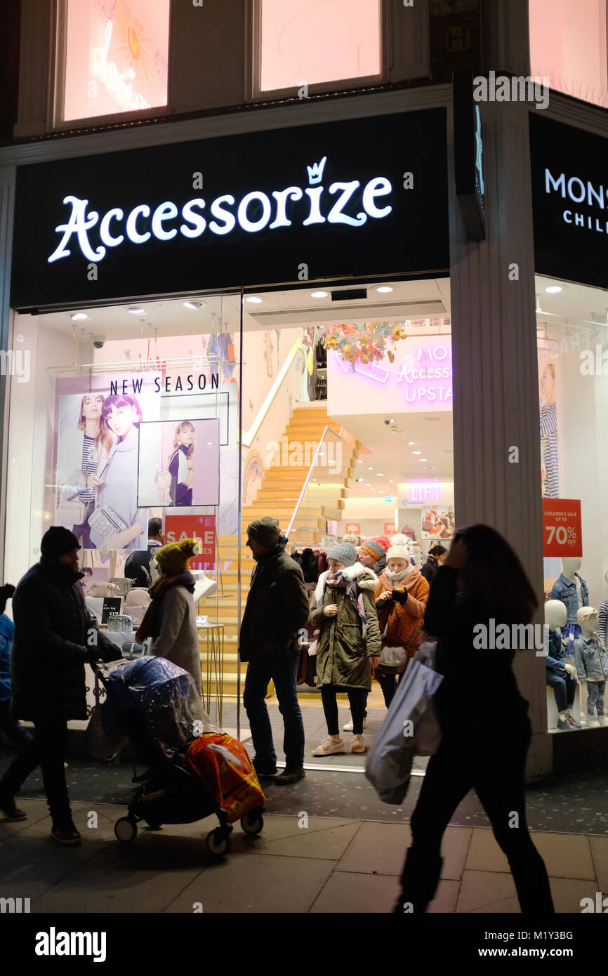 Accessorize store on Oxford Street, London, England, UK Stock Photo Alamy