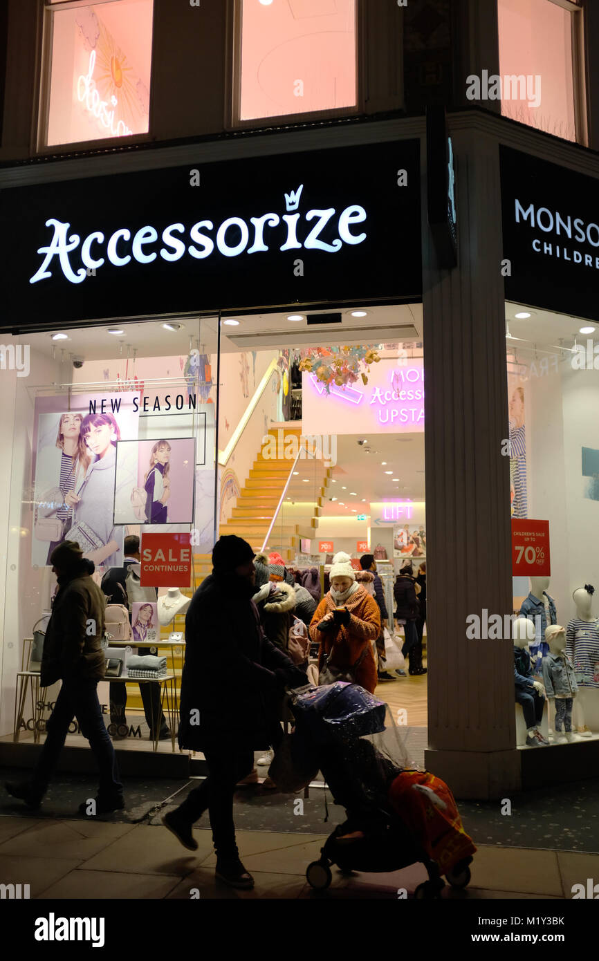 Accessorize store on Oxford Street, London, England, UK Stock Photo Alamy