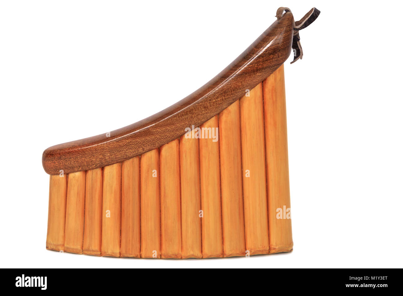 Pan flute, isolated on white. Pan pipe, isolated on white color Stock Photo Alamy