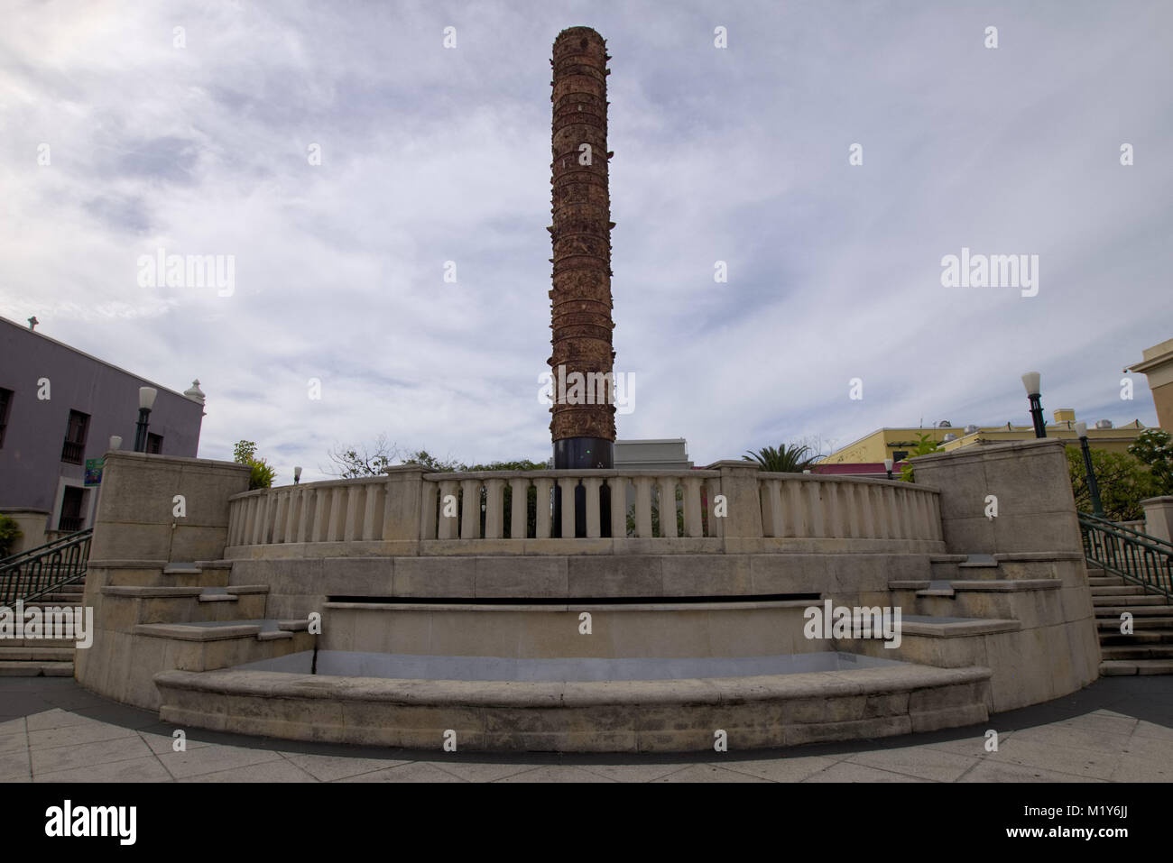 Plaza del Quinto Centenario Old San Juan, Puerto Rico Stock Photo Alamy