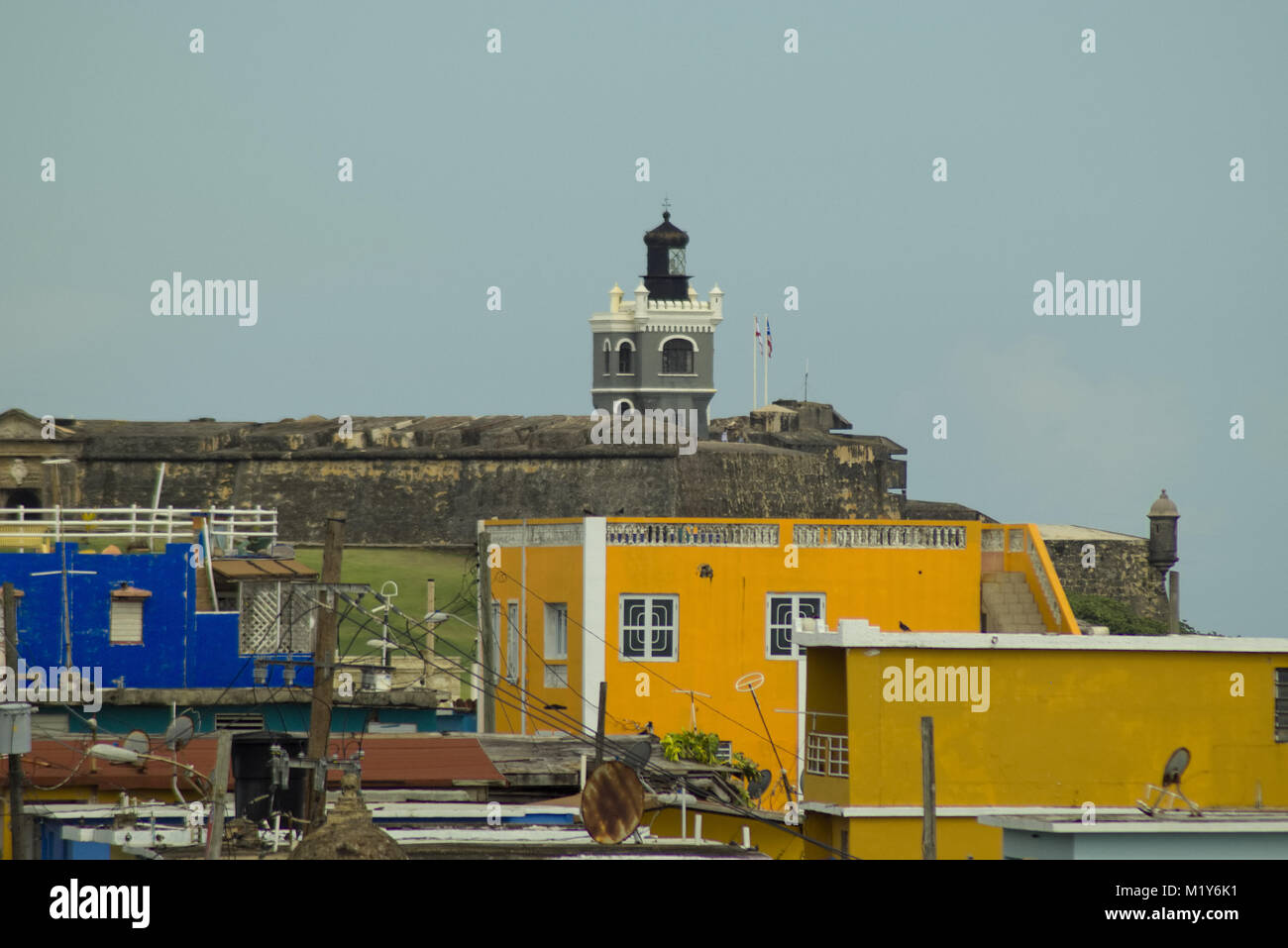 Morro Castle Old San Juan, Puerto Rico Stock Photo
