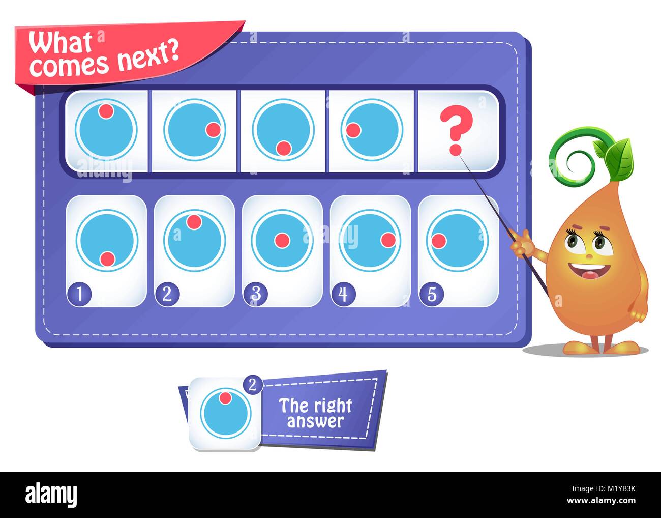 educational game for kids. development of logic, iq. Task game what