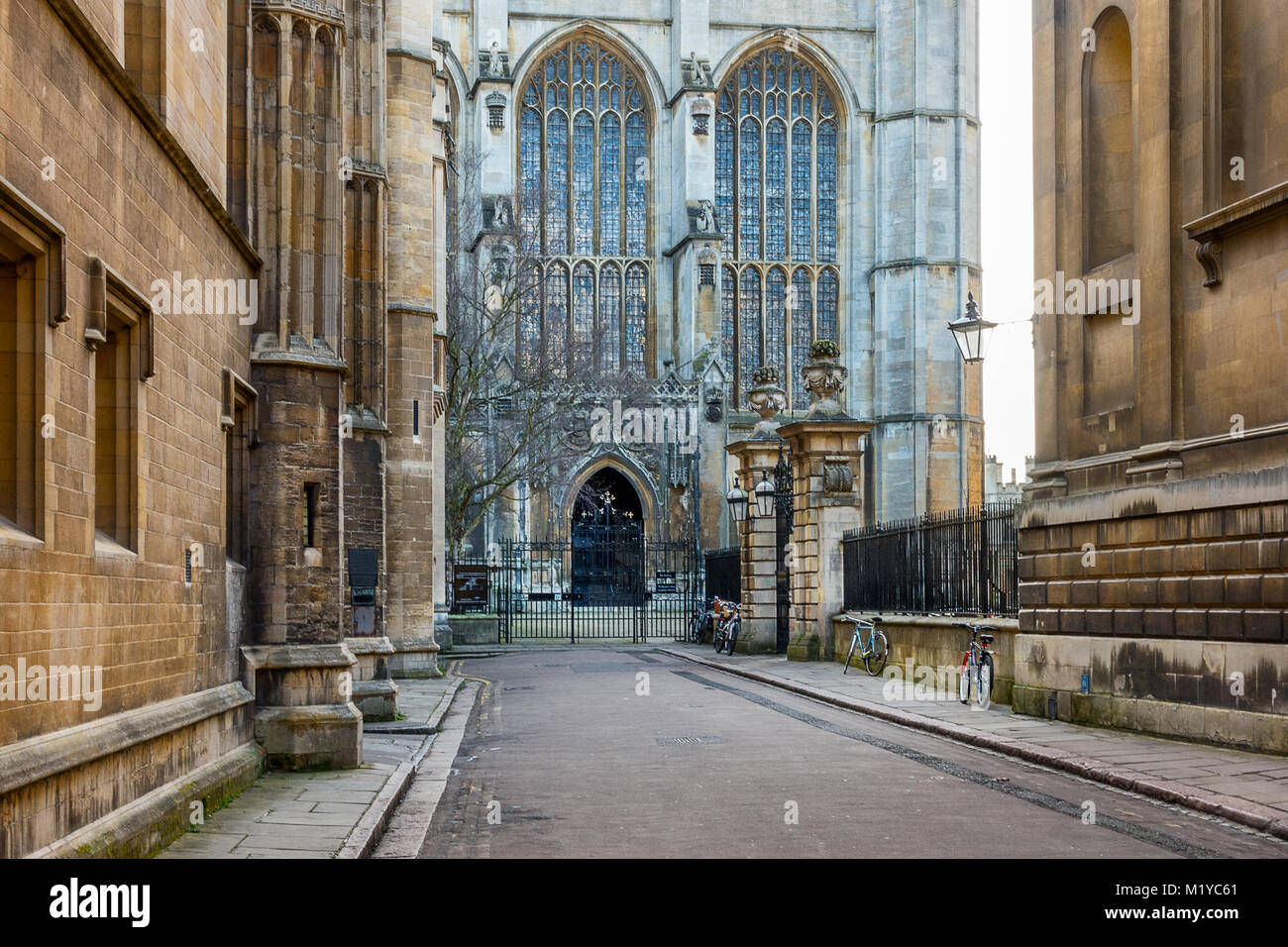 Kings College Chapel and Clare College Cambridge Stock Photo