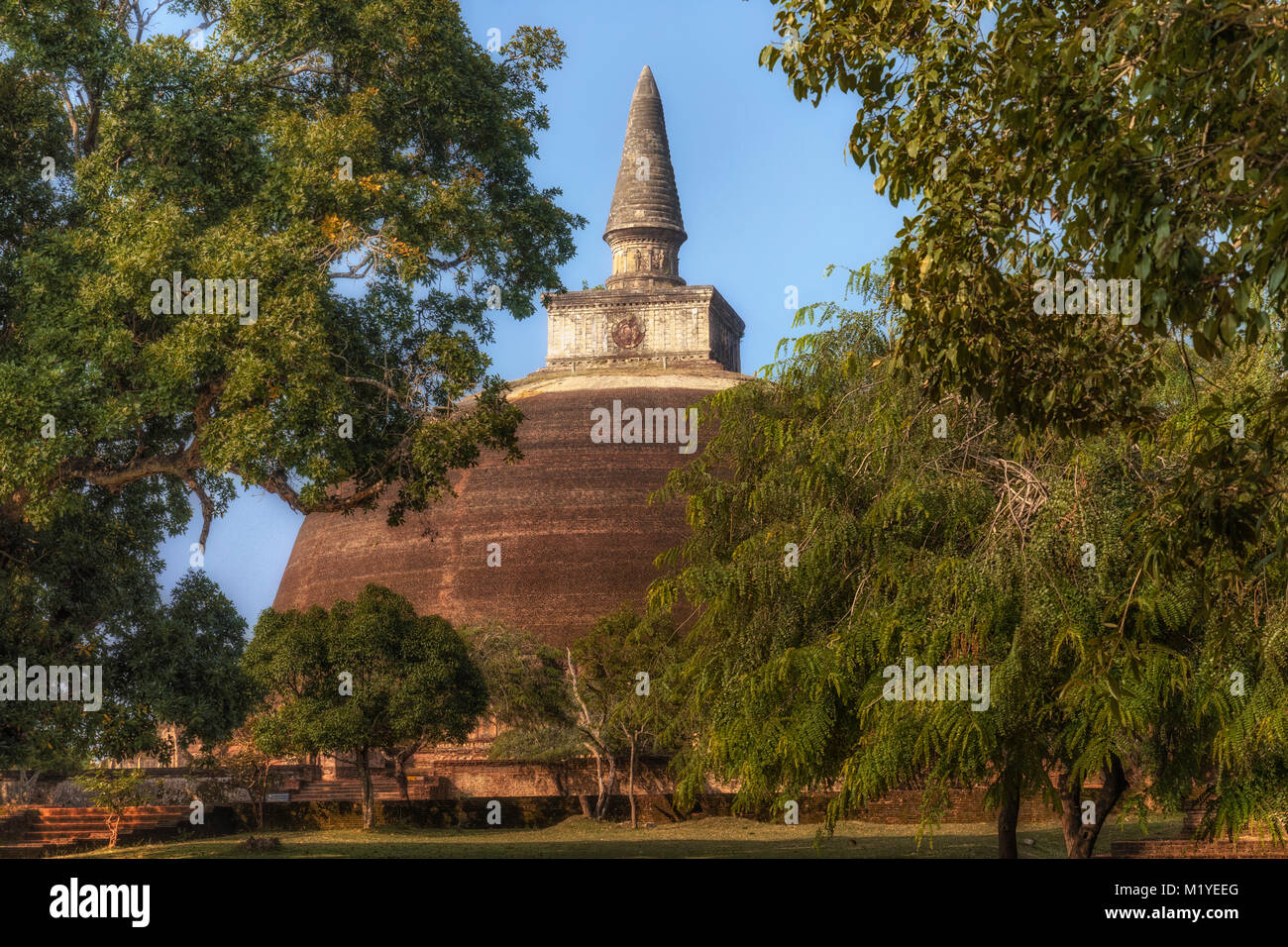 Polonnaruwa, North Central Province, Sri Lanka, Asia Stock Photo