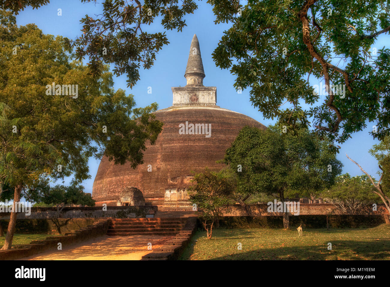 Polonnaruwa, North Central Province, Sri Lanka, Asia Stock Photo