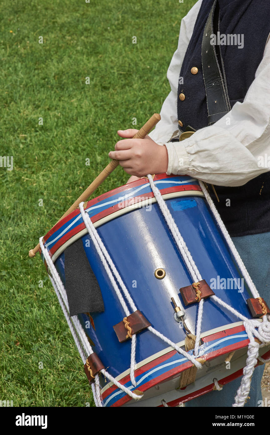 American Civil War Military Marching Drum Stock Photo Alamy