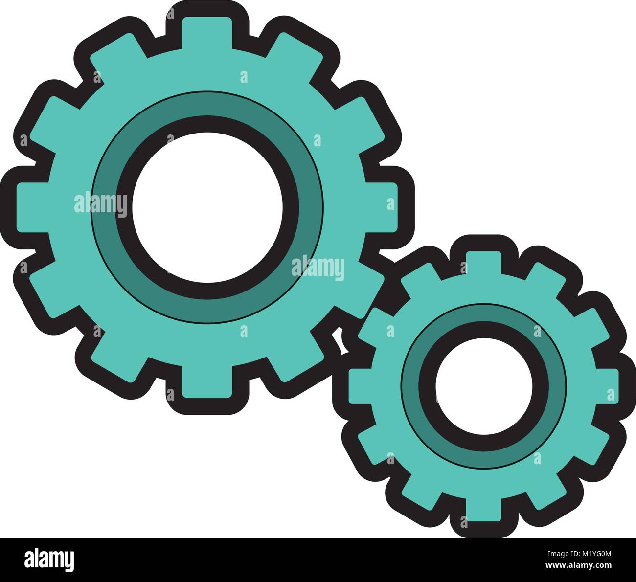Isolated gear design Stock Vector Image & Art Alamy