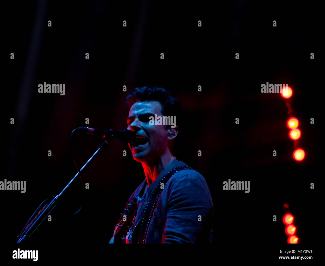 Kelly Jones of the Rock band The Stereophonics performs live on stage Stock Photo