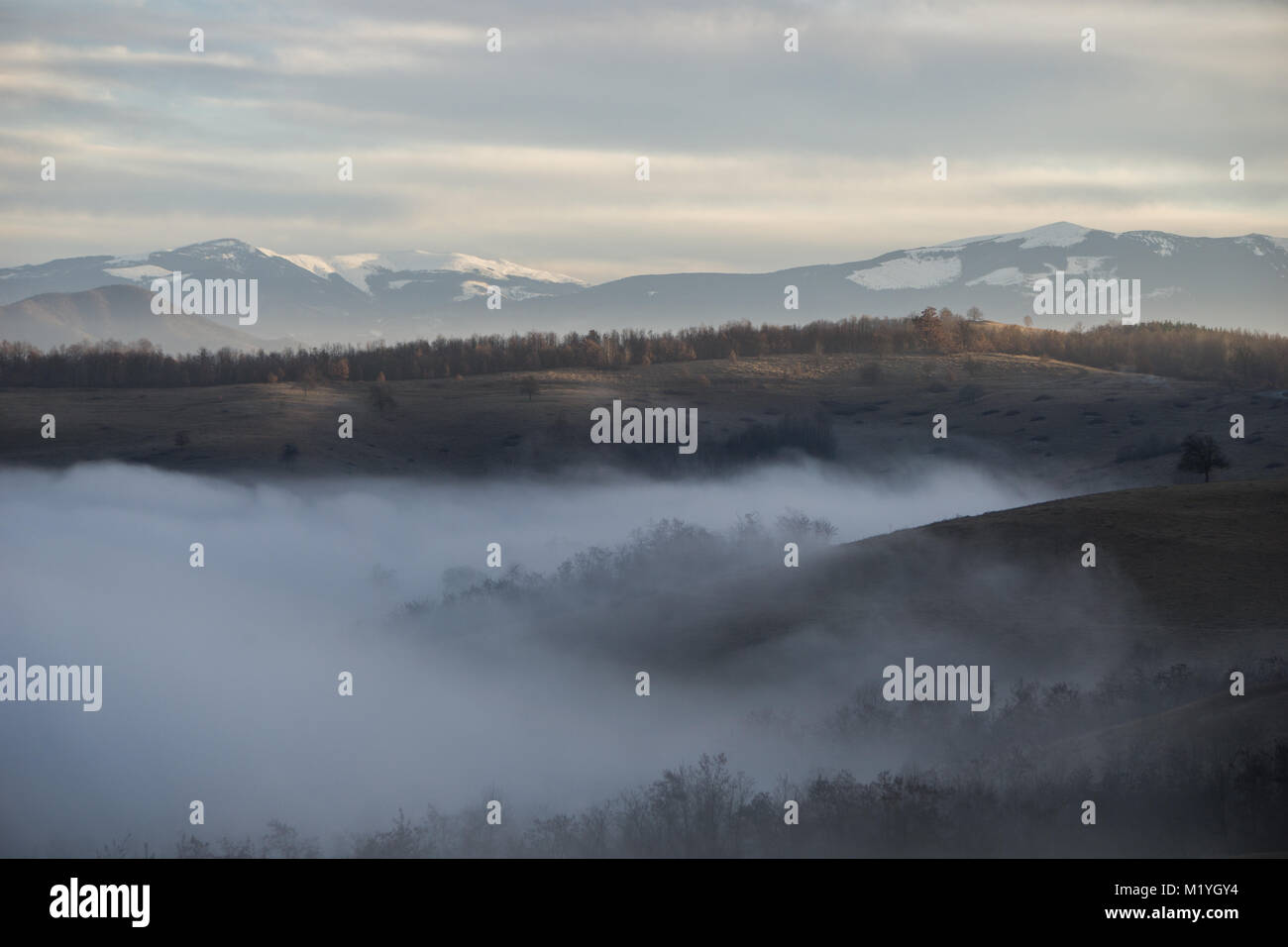 Fog Covered Hills High Resolution Stock Photography and Images - Alamy