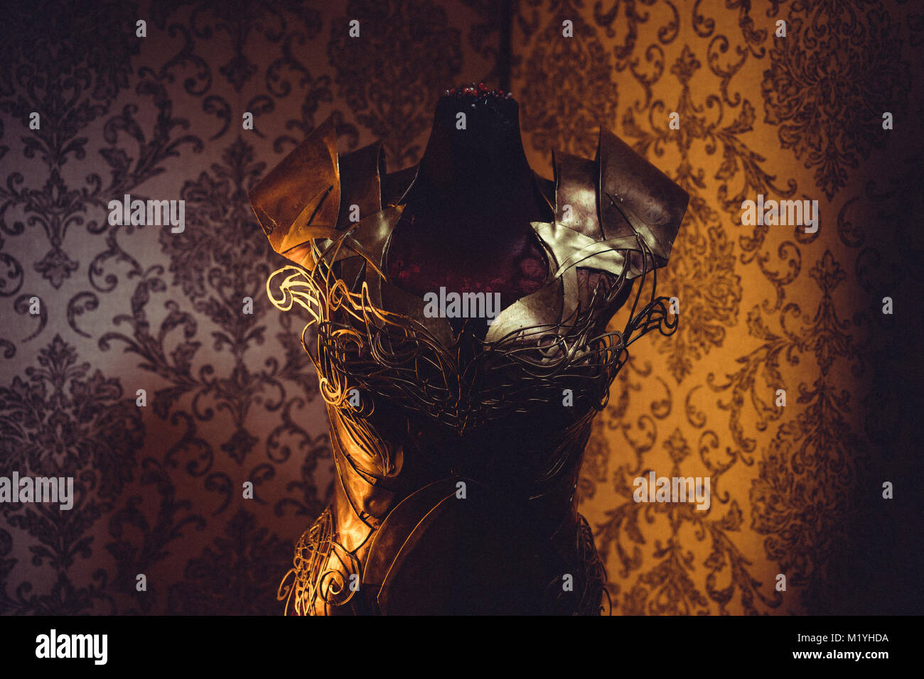 Female breastplate hi-res stock photography and images - Alamy