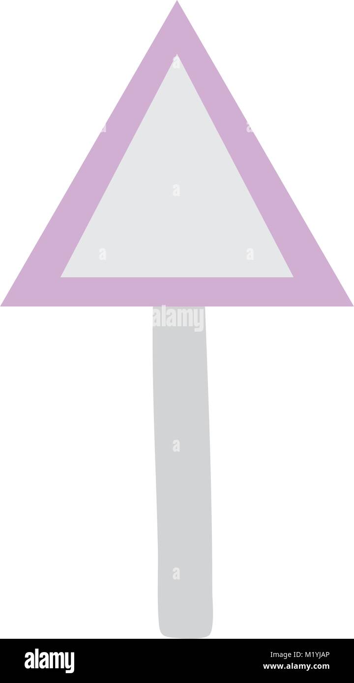 colorful triangle warning metal notices frame Stock Vector Image & Art ...
