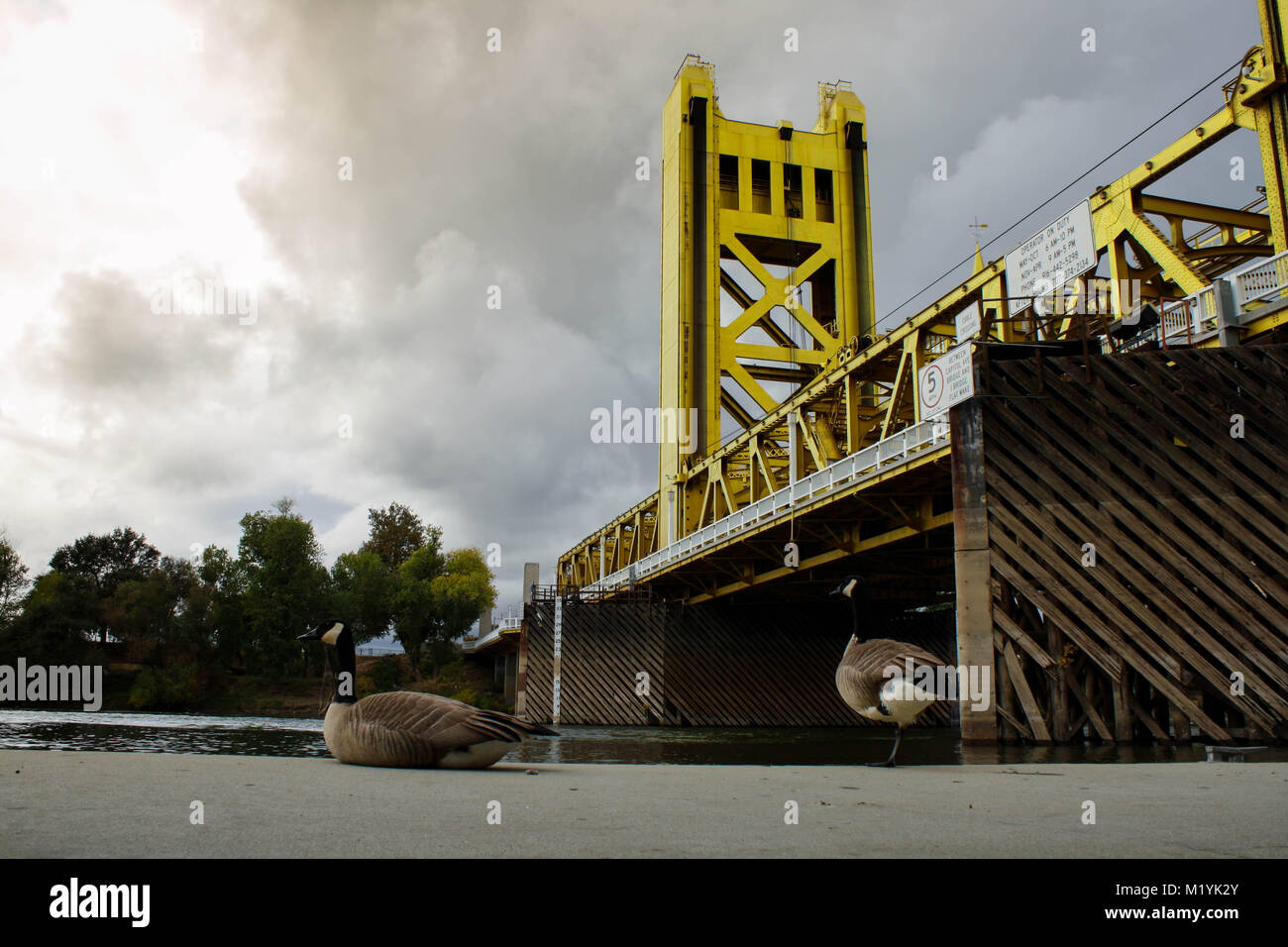 Tower Bridge in Sacramento Stock Photo - Alamy