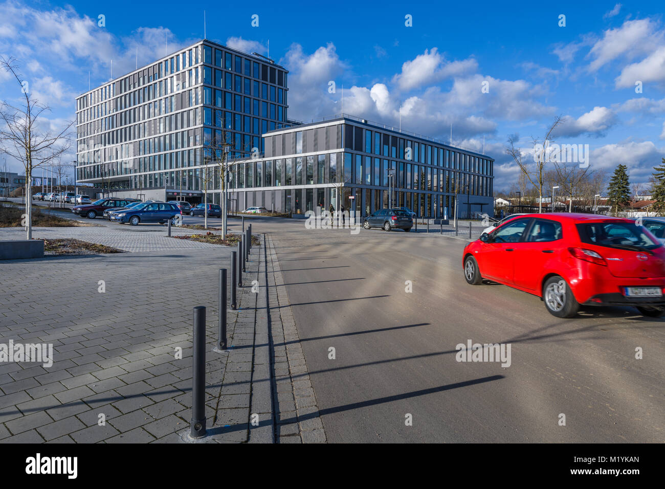 the emerging new Regensburg, Bavaria, Germany Deutschland Stock Photo